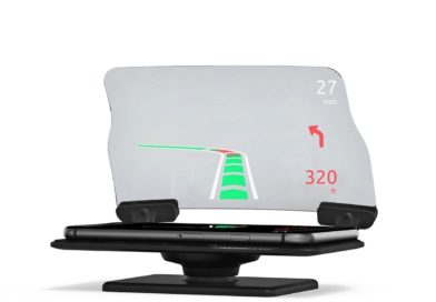 HUDWAY Glass V2.0 – Universal Head-Up Display (HUD) for any car. FREE apps included.